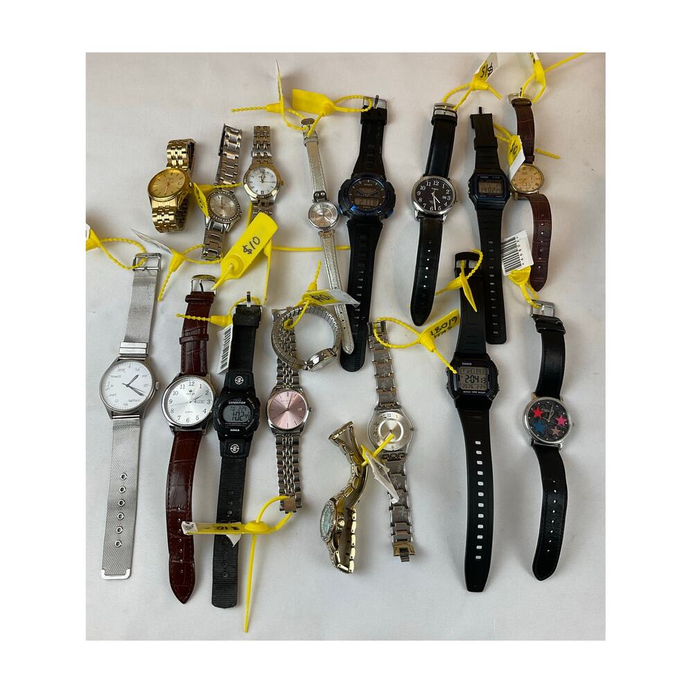 Lot of 17 watches- Timex, Swatch, Coach and more!